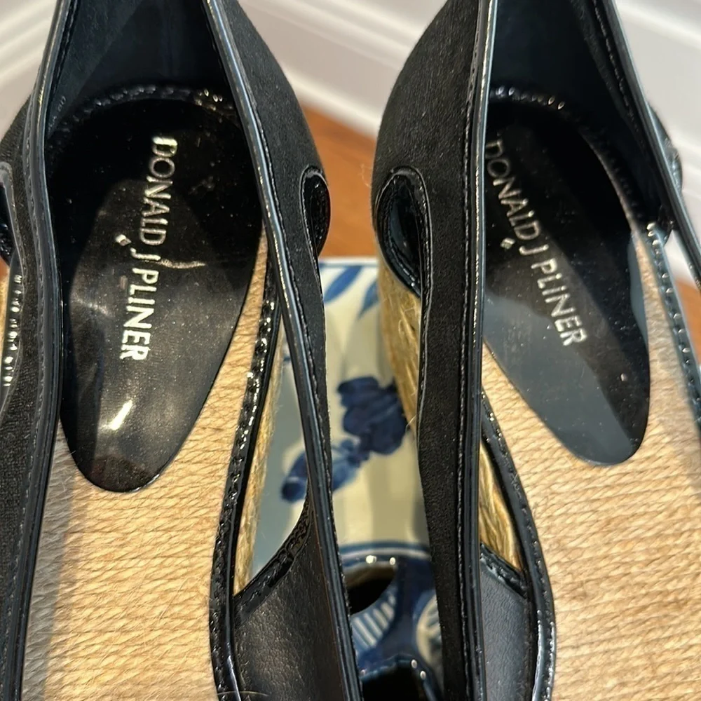 Donald J Pliner Coraa Wedge Peep Toe Espadrilles